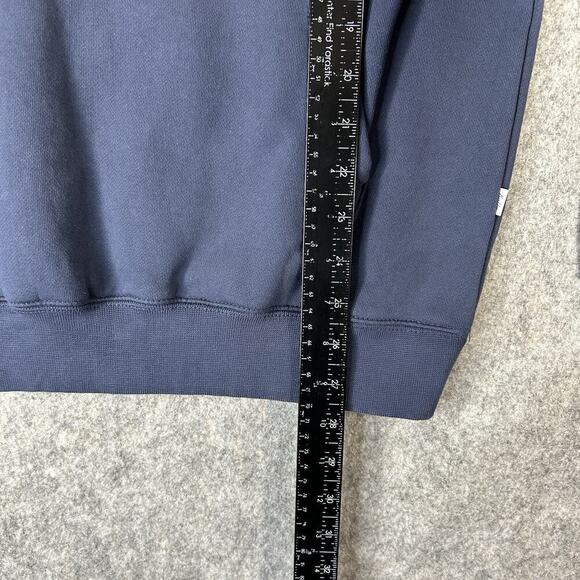 Katin Clark Fleece Half Zip Mens Small Navy Blue Pullover Cotton Outdoor Pocket - Picture 4 of 10